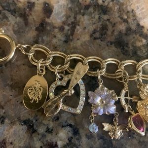 Kirks Folly charm bracelet